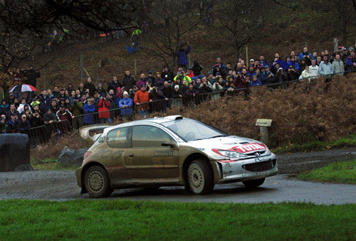 Mitsubishi Lancer Evo - The favourite on Rally GB.
