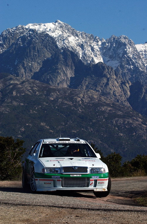 Arai heads home first in Japanese Alpine Rally.