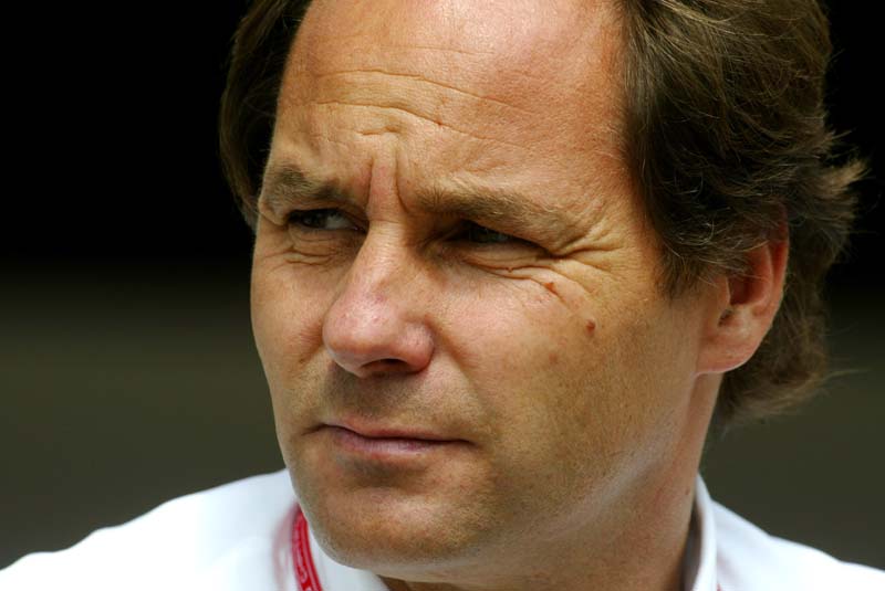 Berger bows out at Monza.