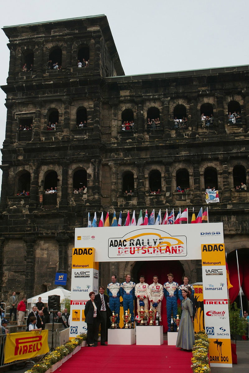 Three M-Sport Ford's head to Germany.