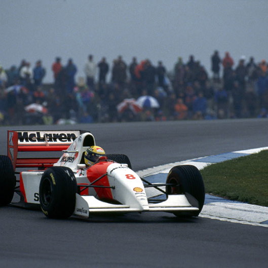 Senna Vs Schumacher Vs Wendlinger Vs Hill Vs Prost (Great Britain 1993)