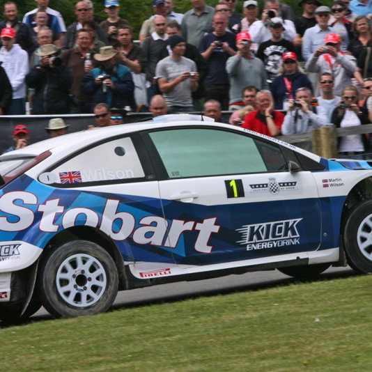 Wilson Jr takes Ronan Keating for a ride.