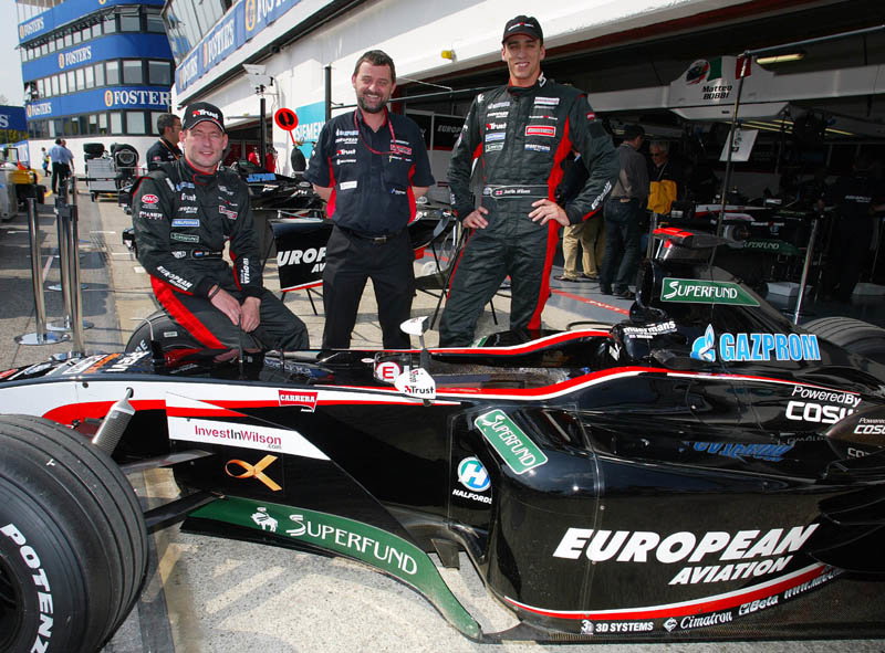 Pit-stop equipment.