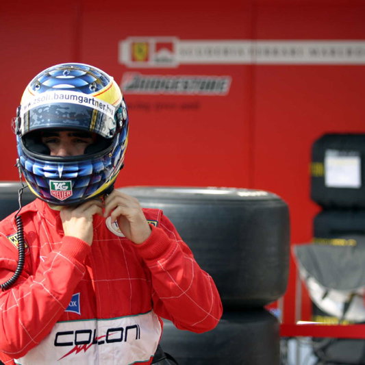 Baumgartner joins Bruni for Minardi test.