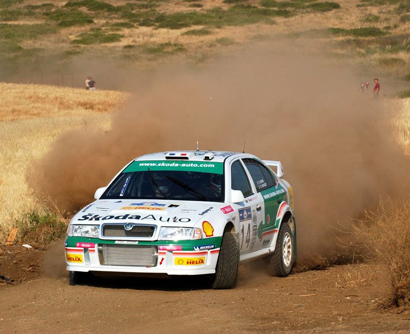 Two M-Sport Ford's line-up for Cyprus.