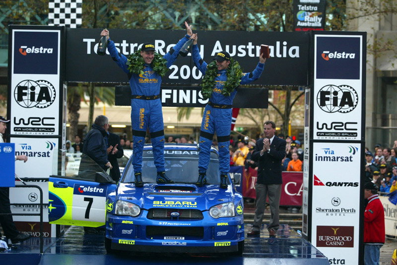Rowe builds Production Car WRC lead for Subaru.