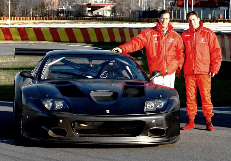 First test for Barron Connor Racing Ferrari.