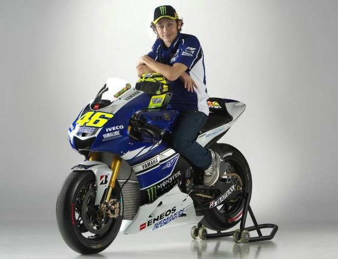 PIC: Rossi's Yamaha unveiled | Crash.net