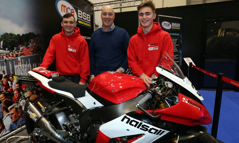Simon Andrews on 2014 BSB grid with RAF Reserves Honda