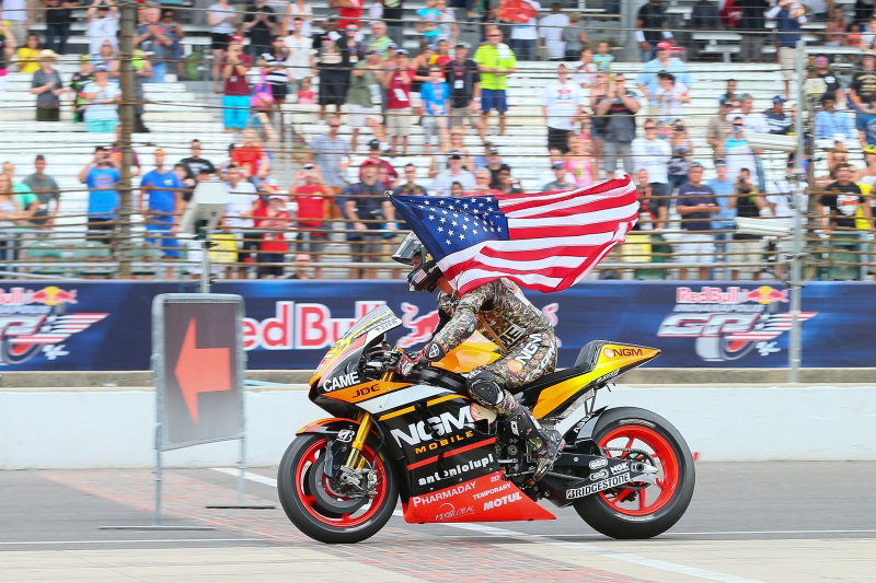 MotoGP Indianapolis: Alvaro Bautista's huge highside - PICS