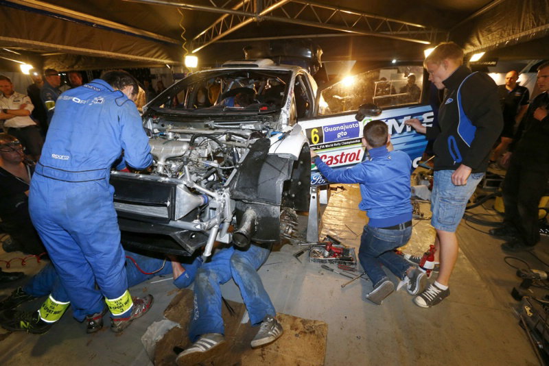 WRC Rally Mexico: Tanak makes it to finish, despite reservoir detour