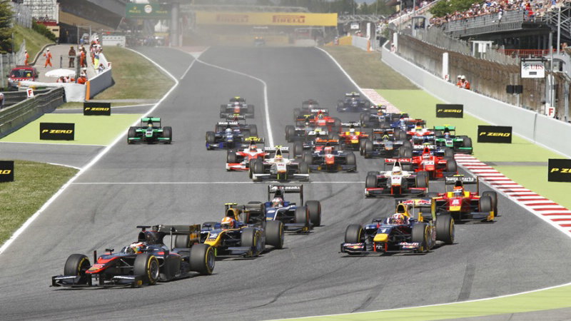 GP2: Barcelona feature race results