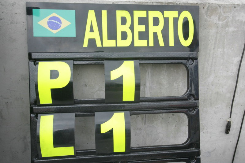 Valerio wins Silverstone feature.