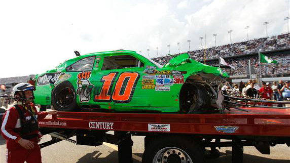 Patrick talks about first big Cup wreck