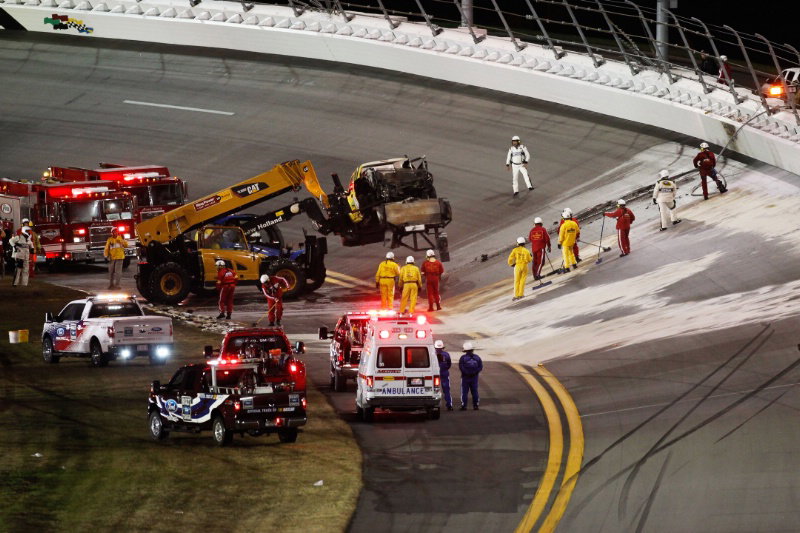 Patrick talks about first big Cup wreck