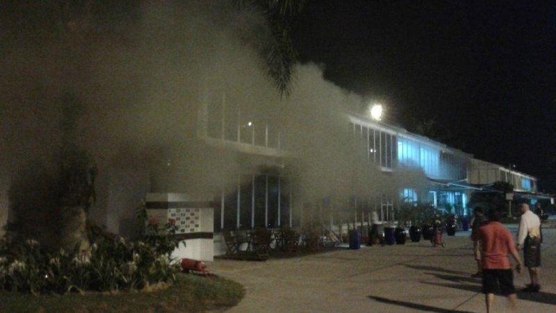Lotus hospitality damaged by fridge fire