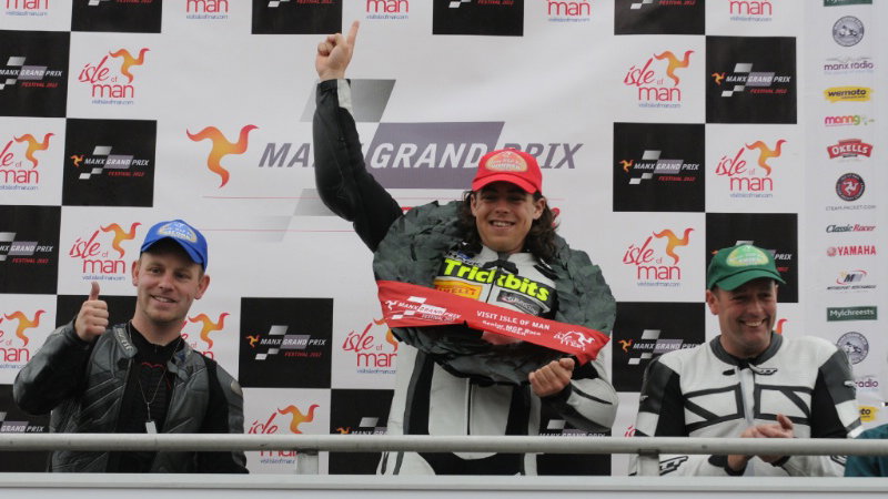 Newcomer John Simpson wins Senior Manx Grand Prix