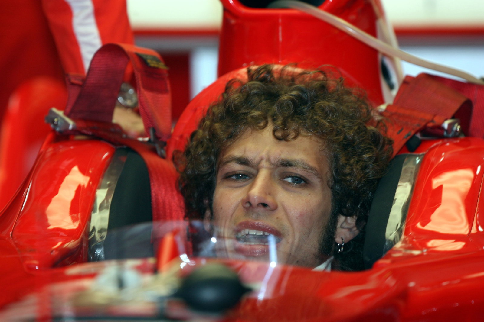 Valencia, Spain,because of the rain Valentino Rossi (ITA, Moto GP Champion, " The doctor "), Test Driver, Ferrari, in the
