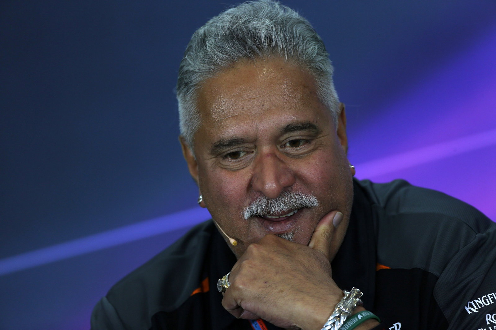 - Press conference, Vijay Mallya (IND), Chairman and Managine Director Force