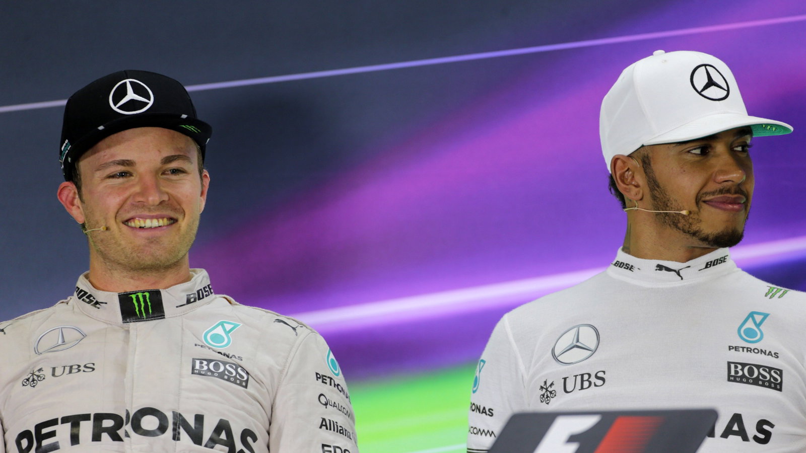  - Race, Press conference, Nico Rosberg (GER) Mercedes AMG F1 W07 Hybrid and Lewis Hamilton (GBR) Mercedes AMG F1 W07