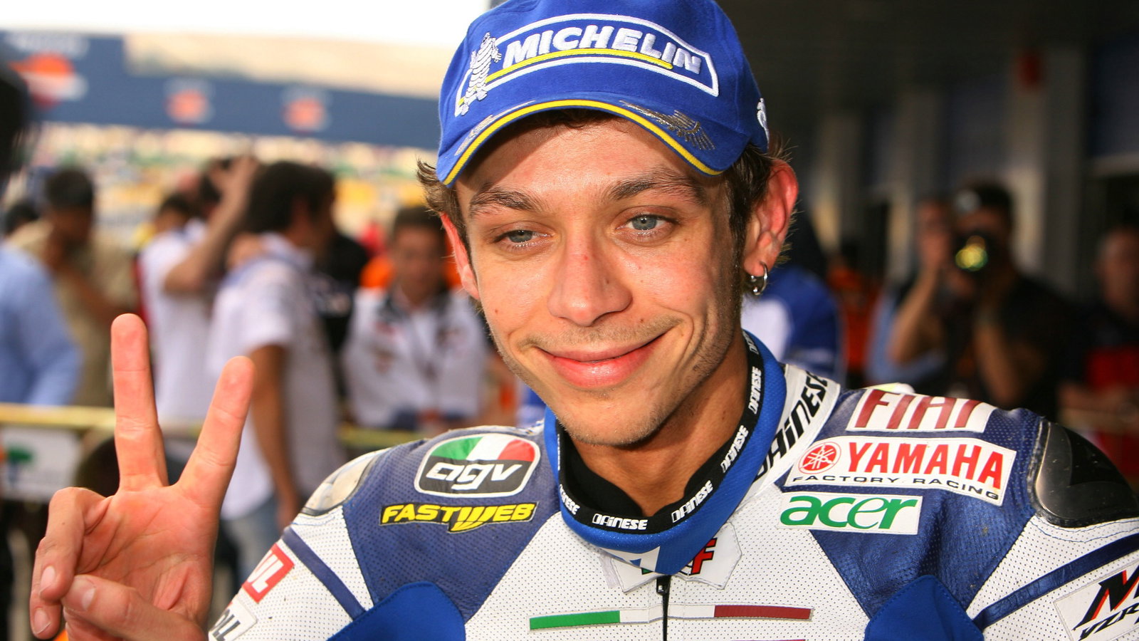 Valentino Rossi (ITA), Yamaha Factory Racing Team, Yamaha M1, 46, 2007 MotoGP World