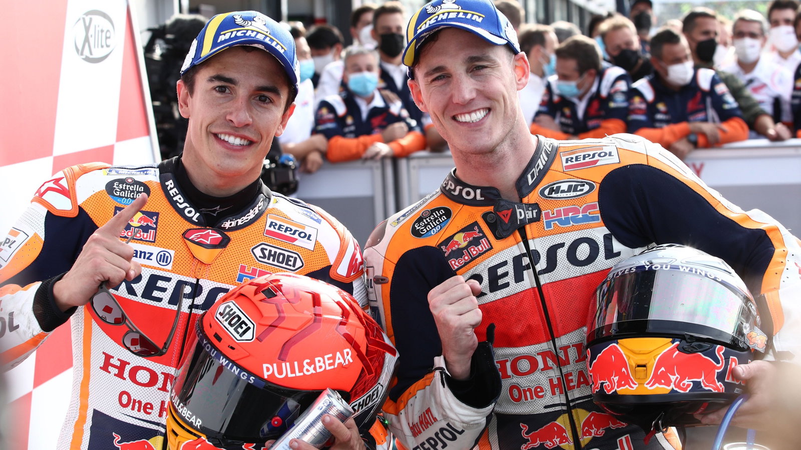 Marc Marquez Pol Espargaro , MotoGP race, Emilia-Romagna MotoGP. 24 October