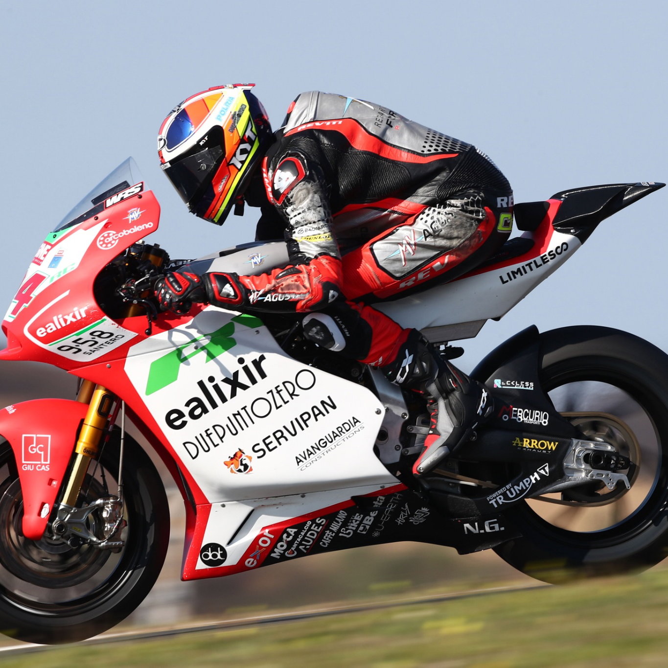 Simone Corsi Portimao Moto2 test, 20 February