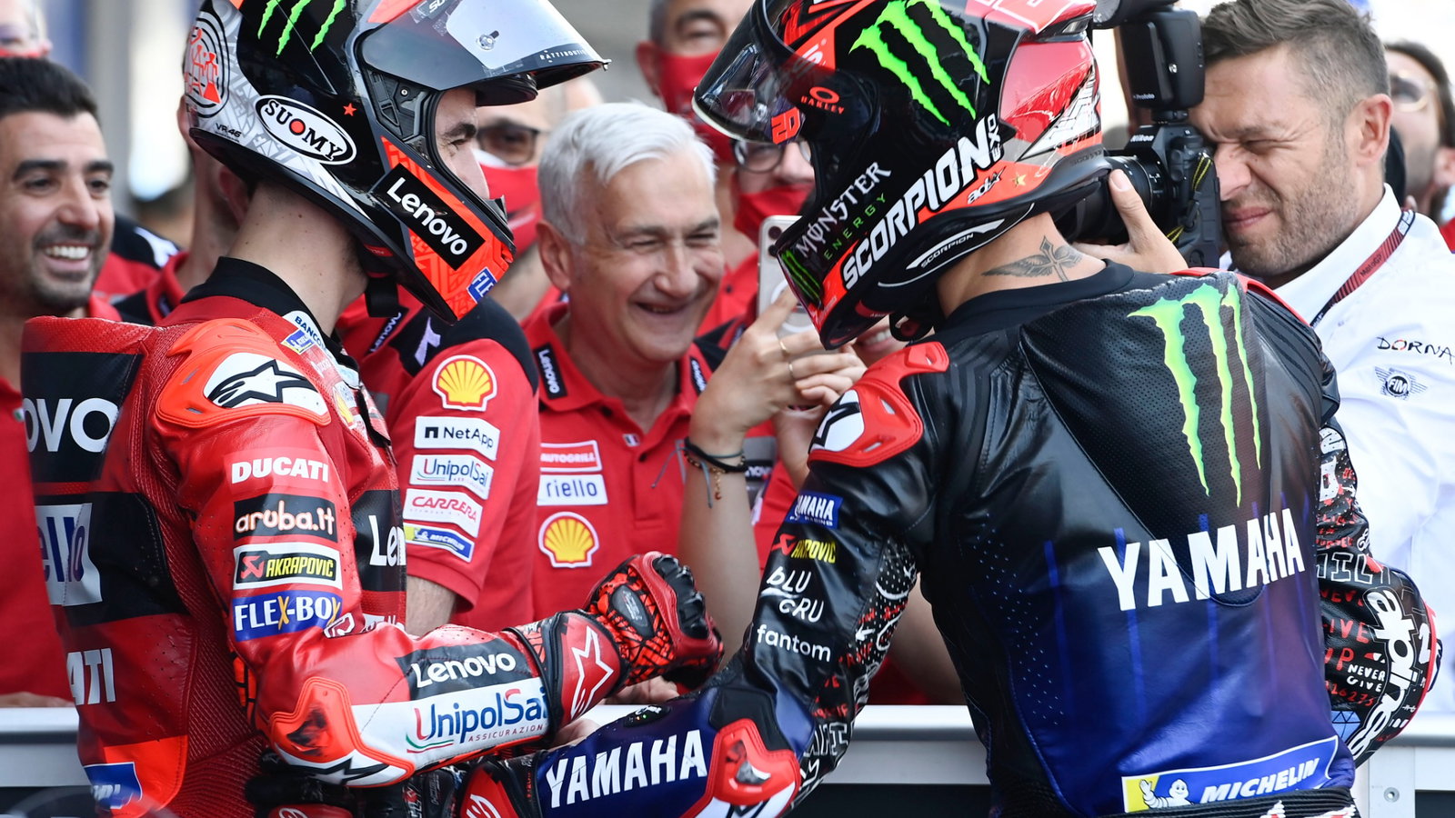 Francesco Bagnaia, Fabio Quartararo, Spanish MotoGP, 30 April