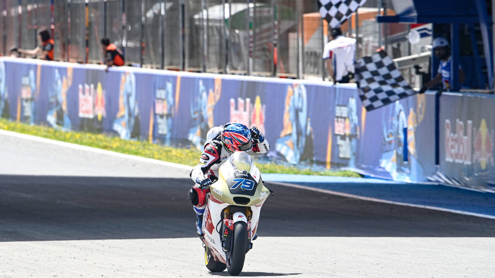 Ai Ogura, Moto2 race, Spanish MotoGP, 1 May