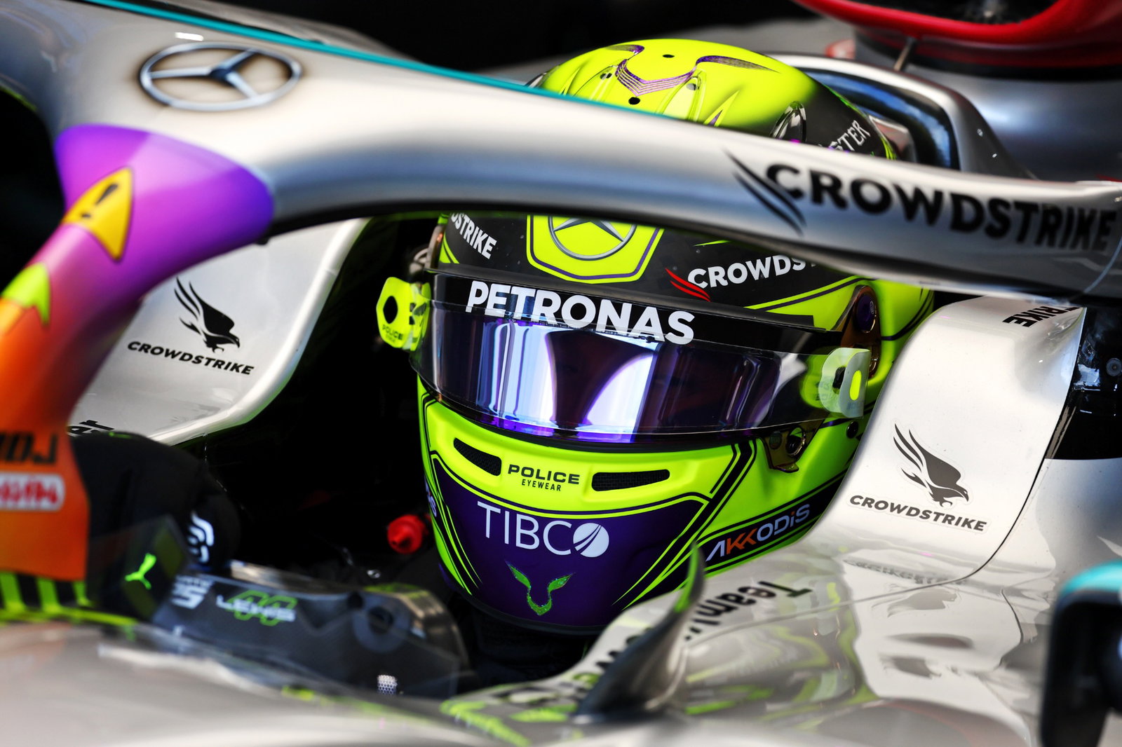 Lewis Hamilton (GBR) Mercedes AMG F1 W13. Formula 1 World Championship, Rd 5, Miami Grand Prix, Miami, Florida, USA,