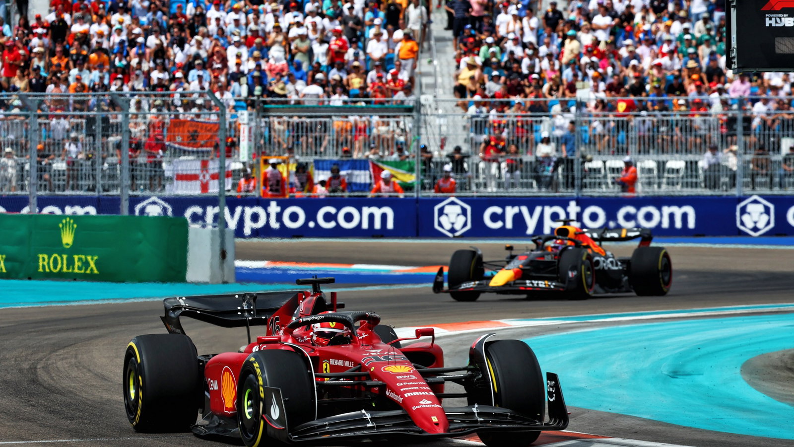 Charles Leclerc (MON) Ferrari F1-75. Formula 1 World Championship, Rd 5, Miami Grand Prix, Miami, Florida, USA, Race