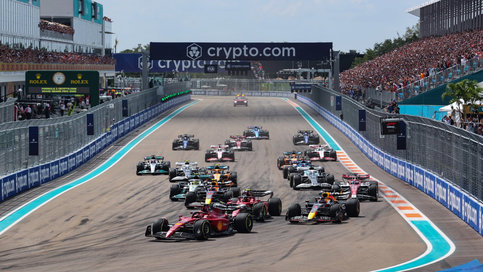 Start of the race Formula 1 World Championship 