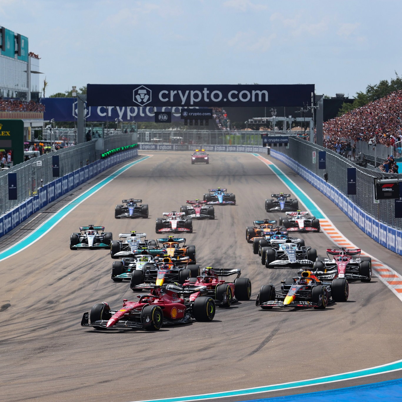 Start of the race Formula 1 World Championship