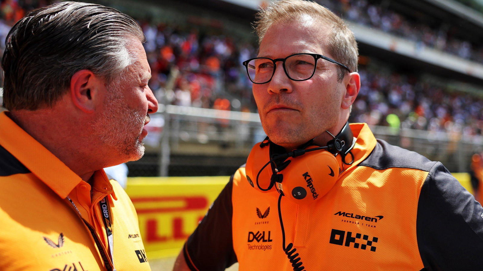 (L to R): Zak Brown (USA) 