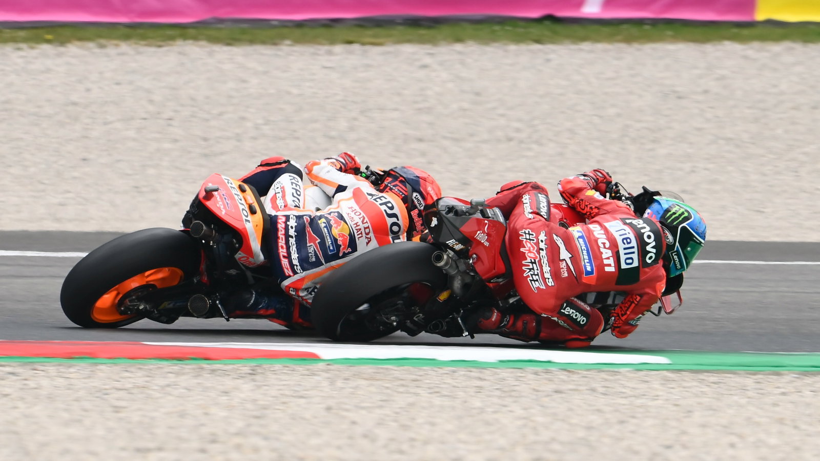 Marc Marquez, Francesco Bagnaia, MotoGP race, Italian MotoGP 29 May