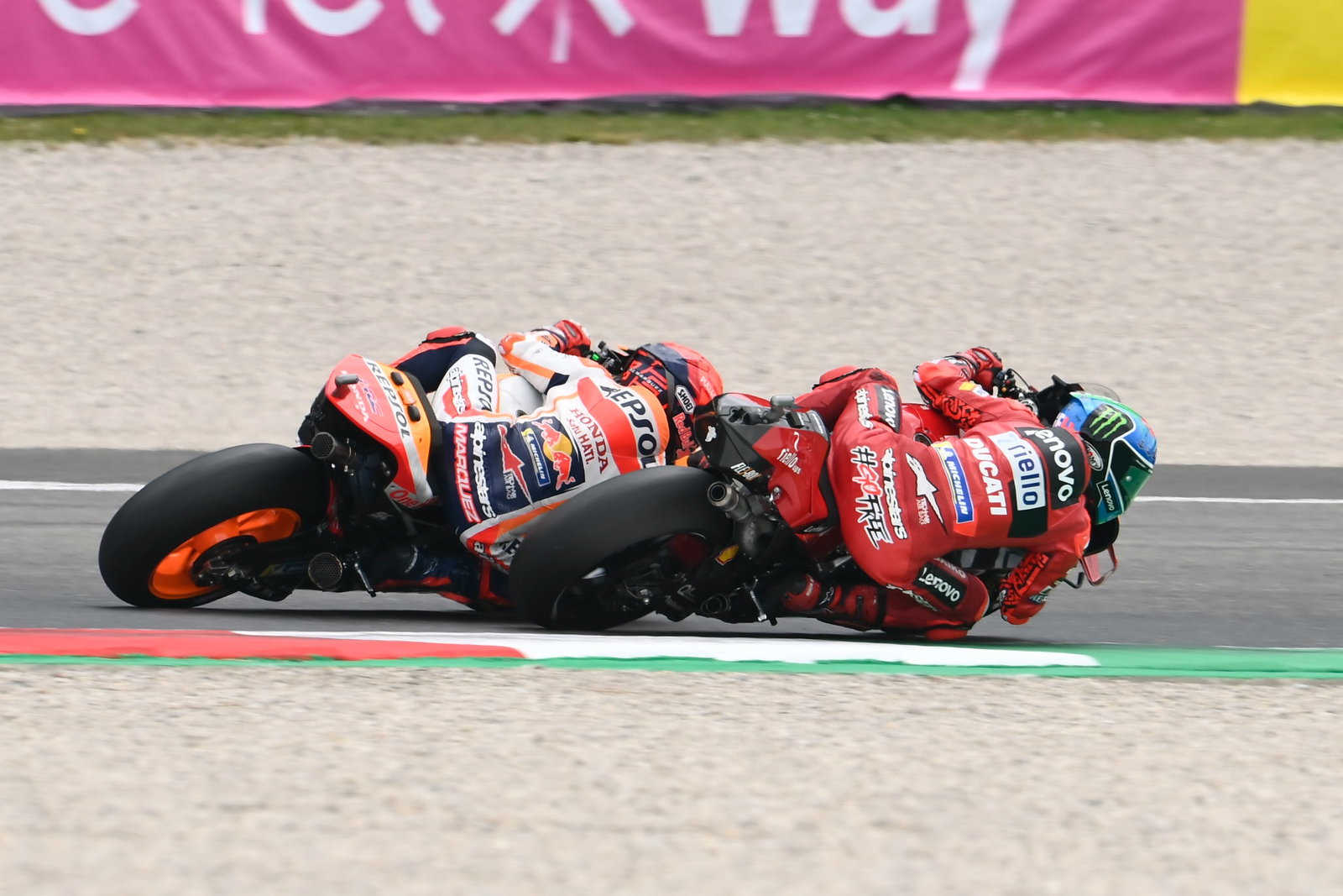 Marc Marquez, Francesco Bagnaia, MotoGP race, Italian MotoGP 29 May