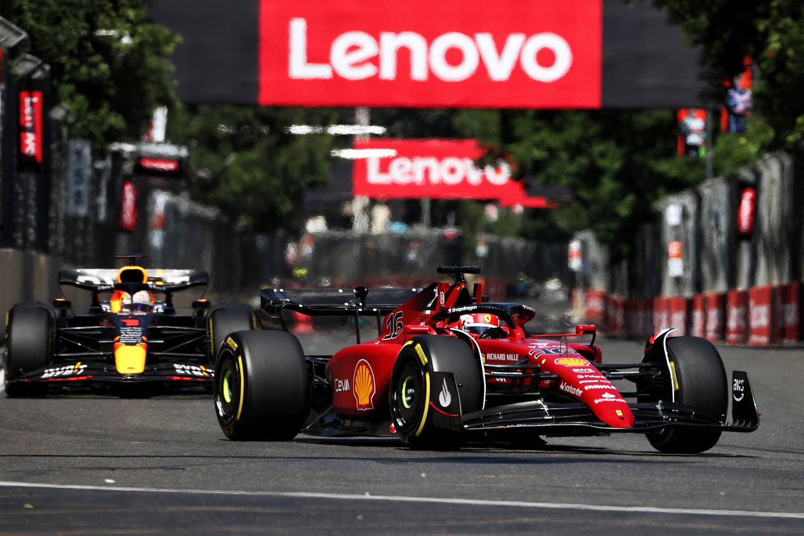 Charles Leclerc (MON) ) Ferrari F1-75. Kejuaraan Dunia Formula 1, Rd 8, Grand Prix Azerbaijan, Sirkuit Jalan Baku,