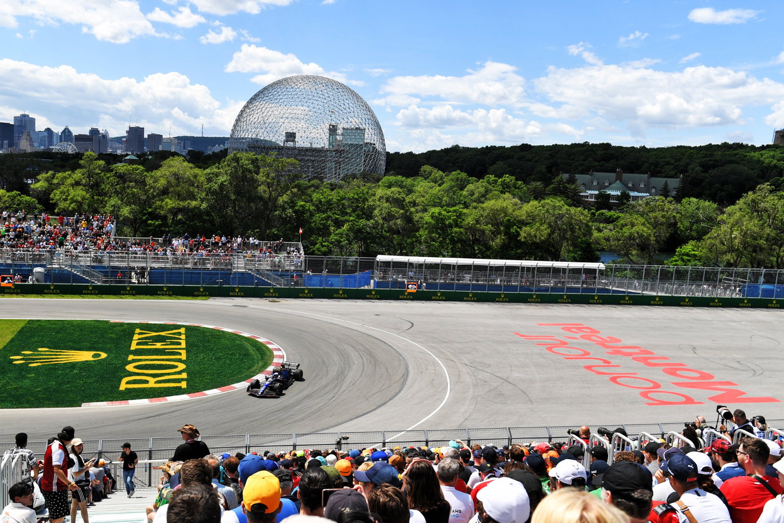 Nicholas Latifi (CDN) ) Williams Racing FW44. Kejuaraan Dunia Formula 1, Rd 9, Grand Prix Kanada, Montreal, Kanada,