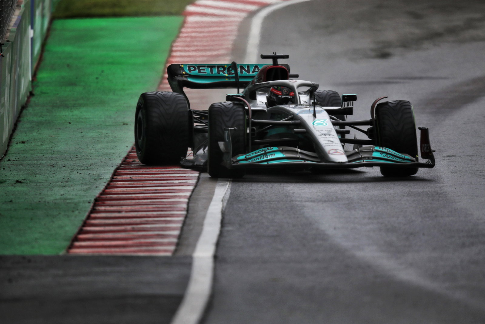 George Russell (GBR) ) Mercedes AMG F1 W13. Kejuaraan Dunia Formula 1, Rd 9, Grand Prix Kanada, Montreal, Kanada,
