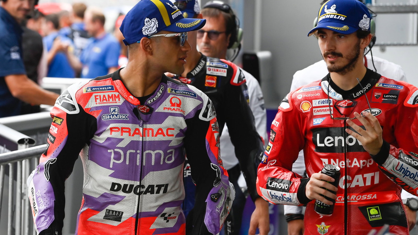 Jorge Martin, Francesco Bagnaia Ducati MotoGP