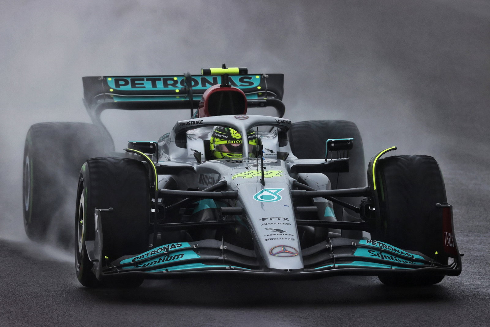 Lewis Hamilton (GBR) ) Mercedes AMG F1 W13. Kejuaraan Dunia Formula 1, Rd 10, Grand Prix Inggris, Silverstone, Inggris,