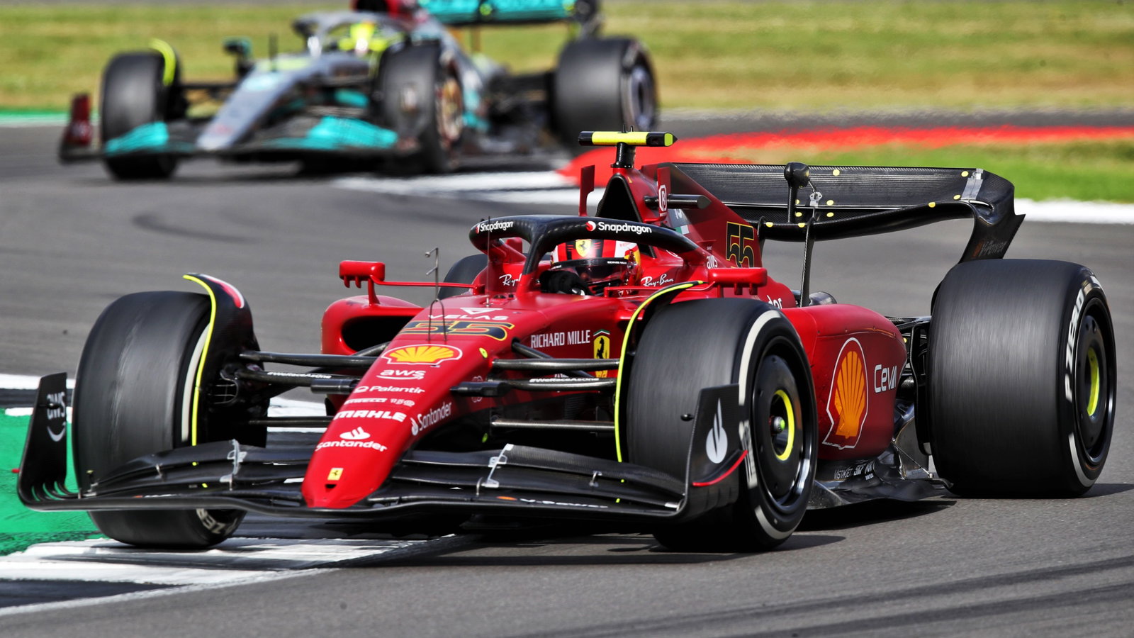 Carlos Sainz Jr (ESP) Ferrari F1-75. Formula 1 World Championship, Rd 10, British Grand Prix, Silverstone, England, Race