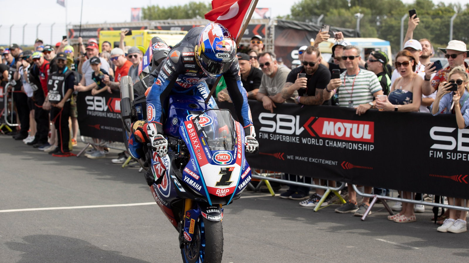 Toprak Razgatlioglu, Donington Park WorldSBK race2, 17 July