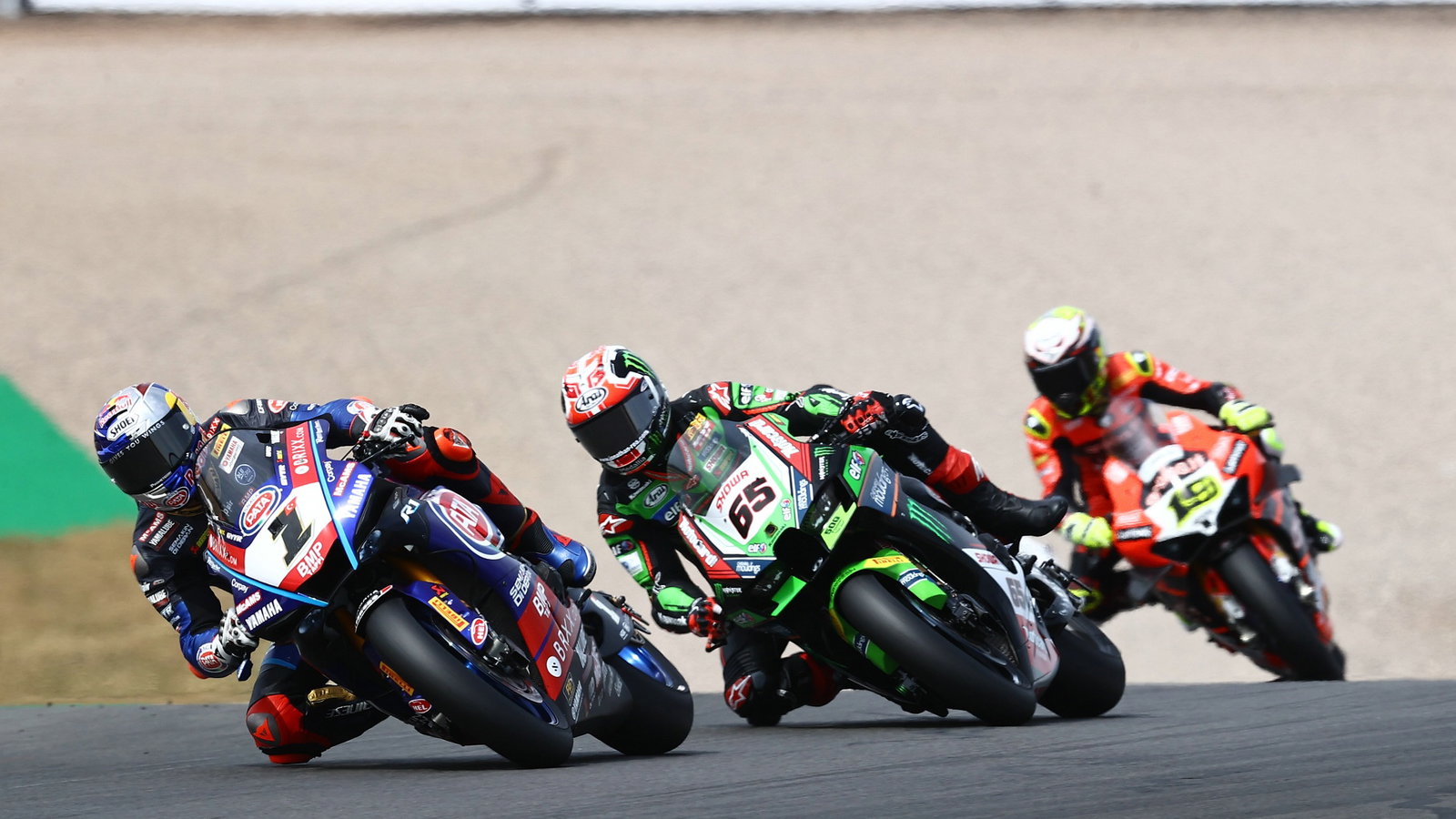 Toprak Razgatlioglu, Jonathan Rea, Alvaro Bautista, Yamaha, Kawasaki, Ducati WorldSBK Donington Park