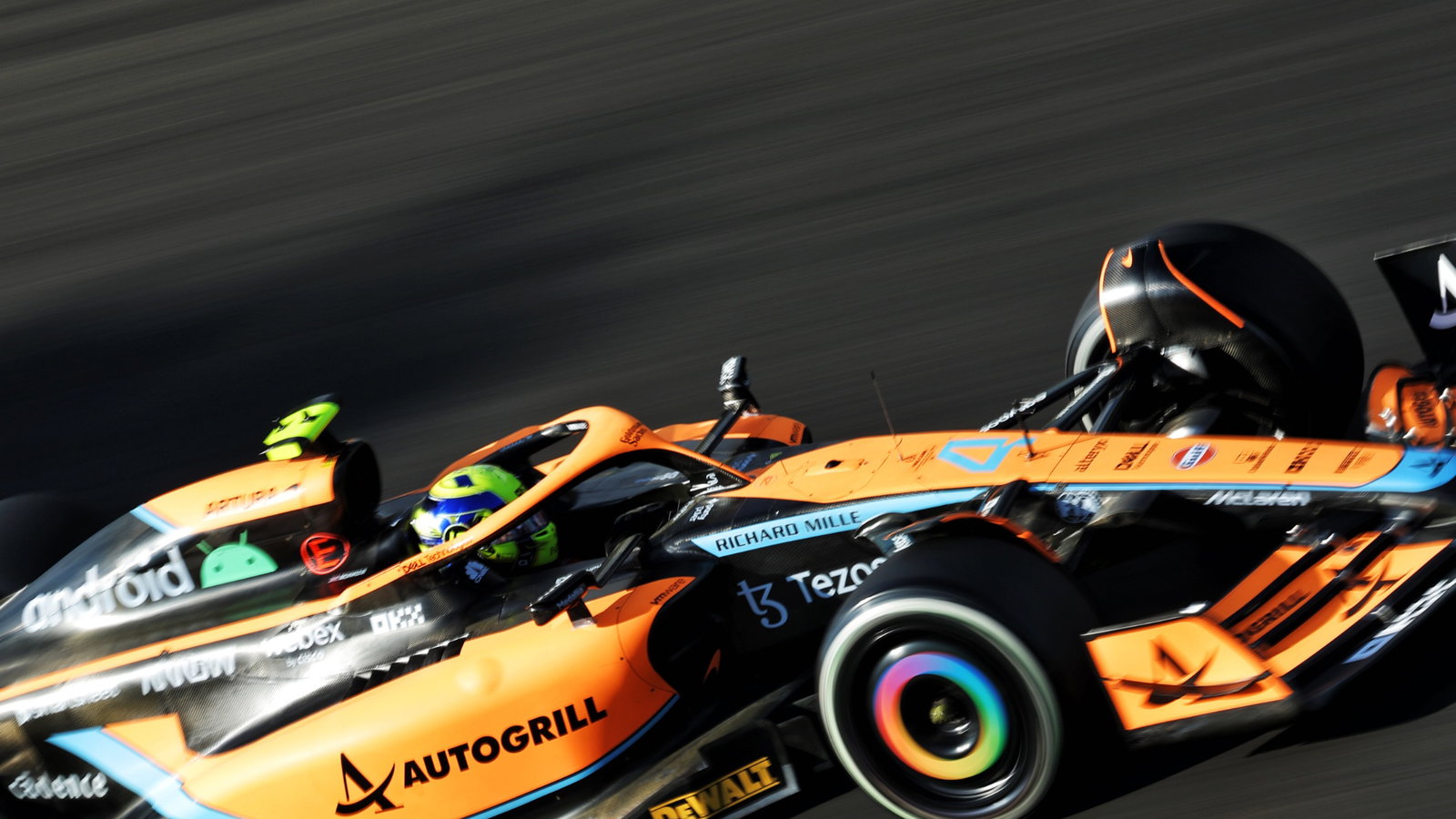 Lando Norris (GBR) McLaren MCL36. Formula 1 World Championship, Rd 13, Hungarian Grand Prix, Budapest, Hungary, Practice