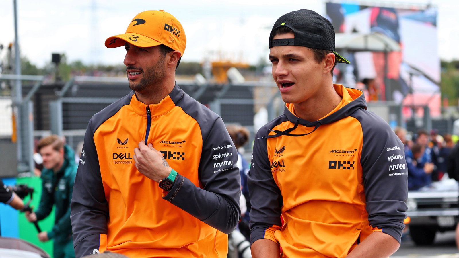 (L to R): Daniel Ricciardo