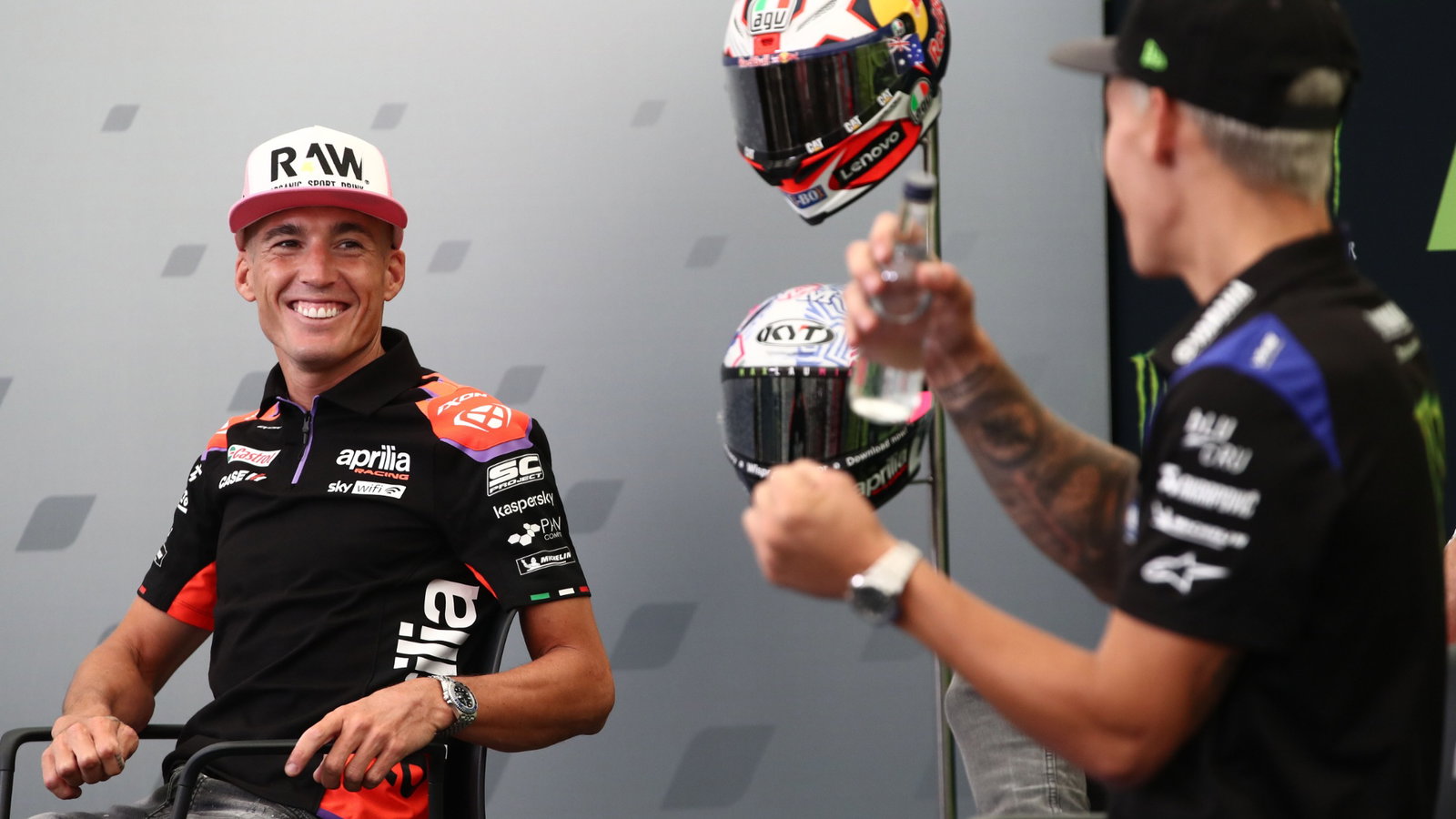 Aleix Espargaro Aprilia, Fabio Quartararo MotoGP Silverstone