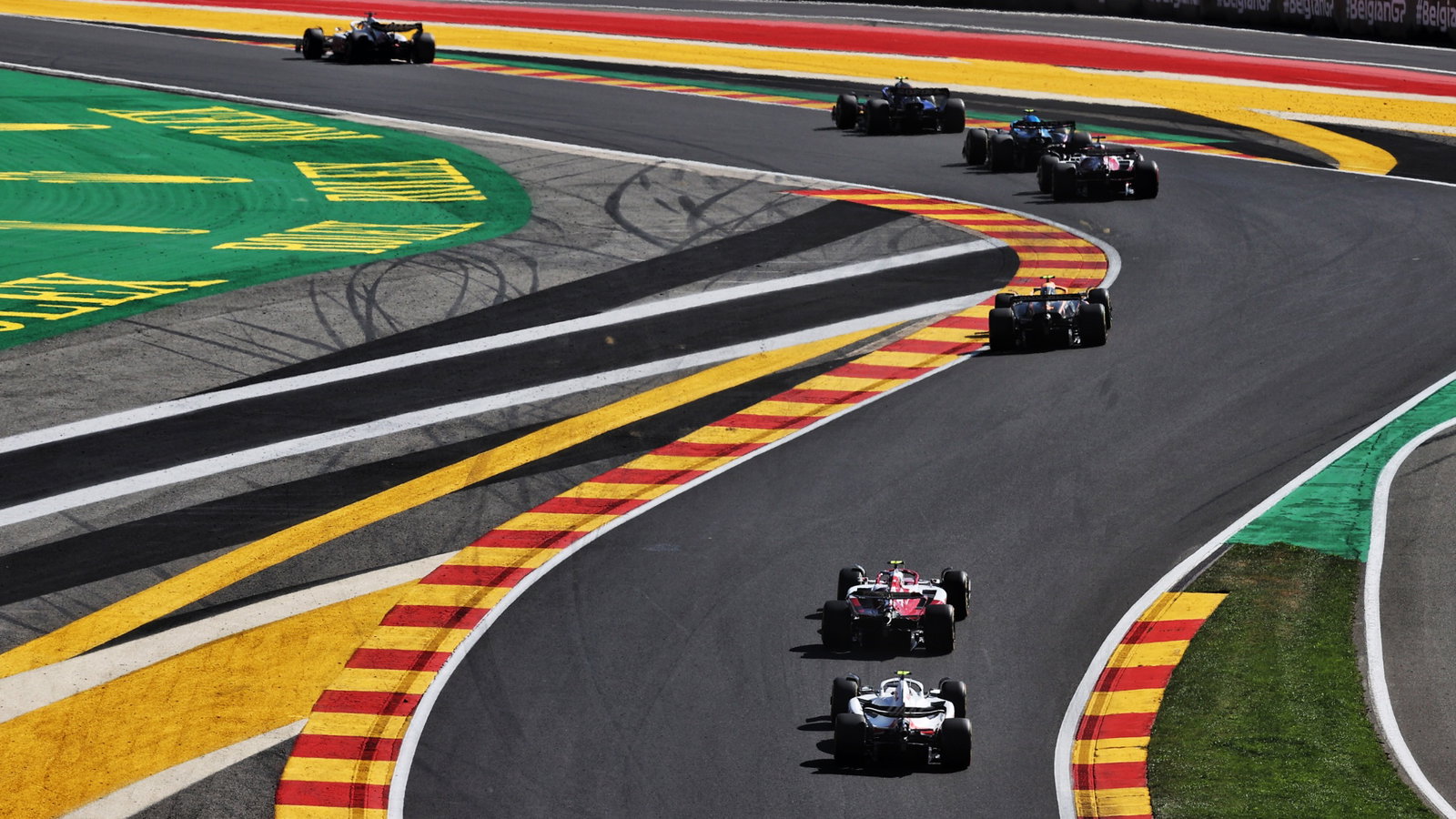 Mick Schumacher (GER) Haas VF-22. Formula 1 World Championship, Rd 14, Belgian Grand Prix, Spa Francorchamps, Belgium,