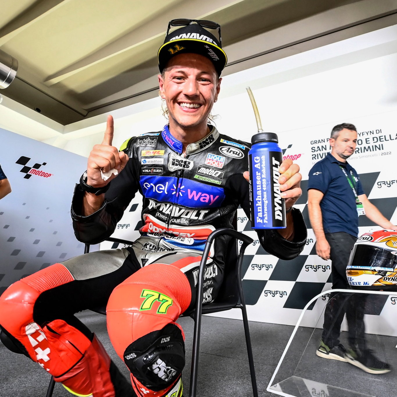 Dominique Aegerter, MotoE Champion, San Marino MotoGP 3 September
