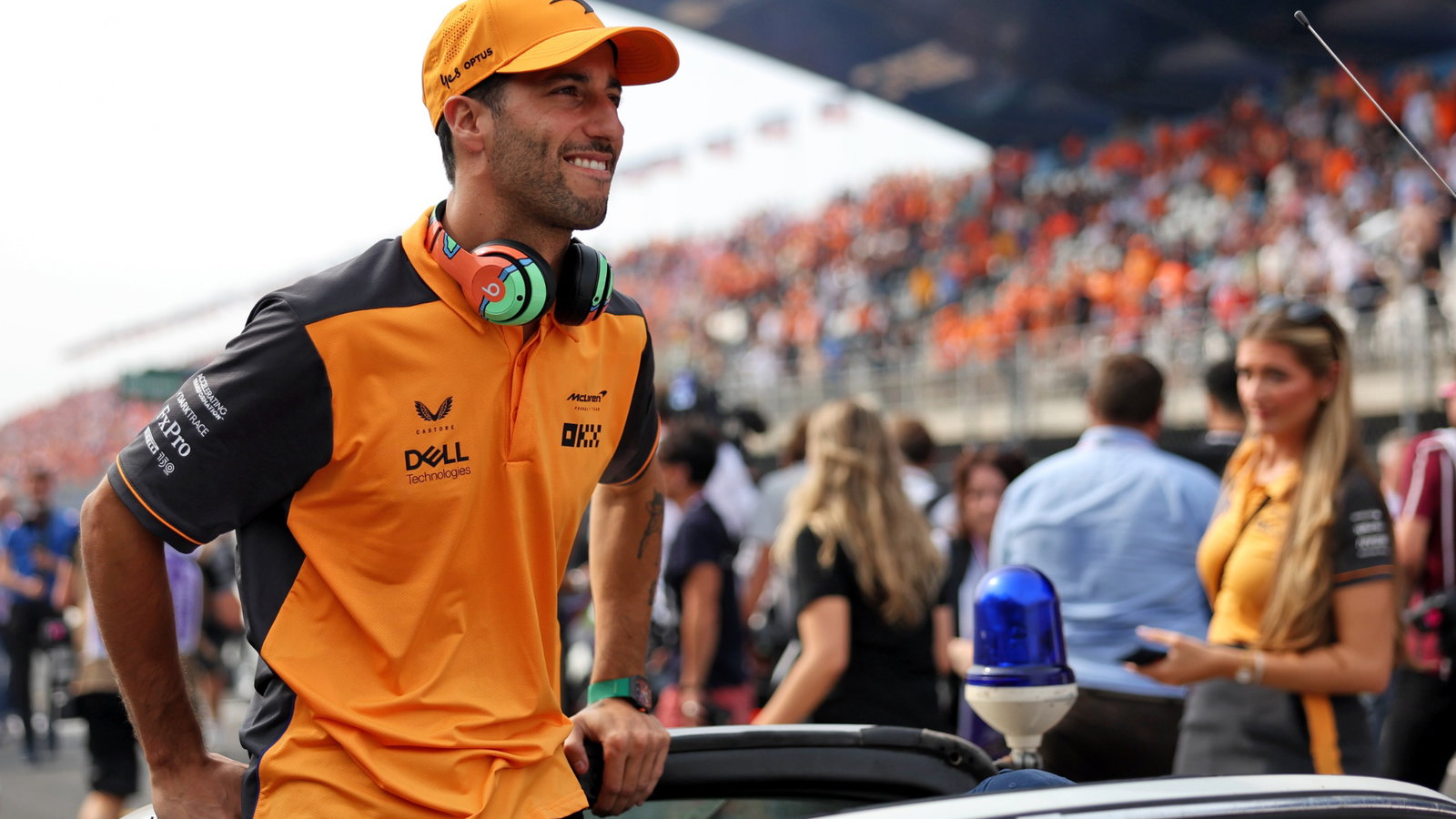 Daniel Ricciardo (AUS) McLaren on the